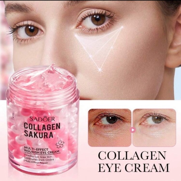 Sakura Collagen Multi-Effect Nourishing Eye Cream - Anti-Aging, Firming - Picture 3 of 6